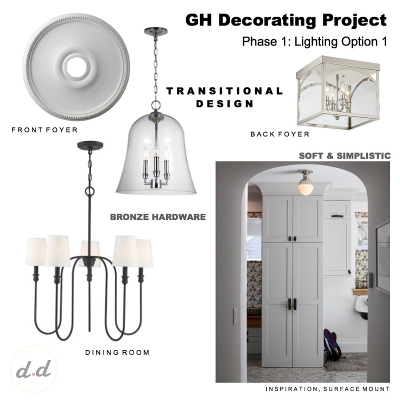 GH Decorating Project - Lighting.1 Mood Board by dieci.design on Style Sourcebook