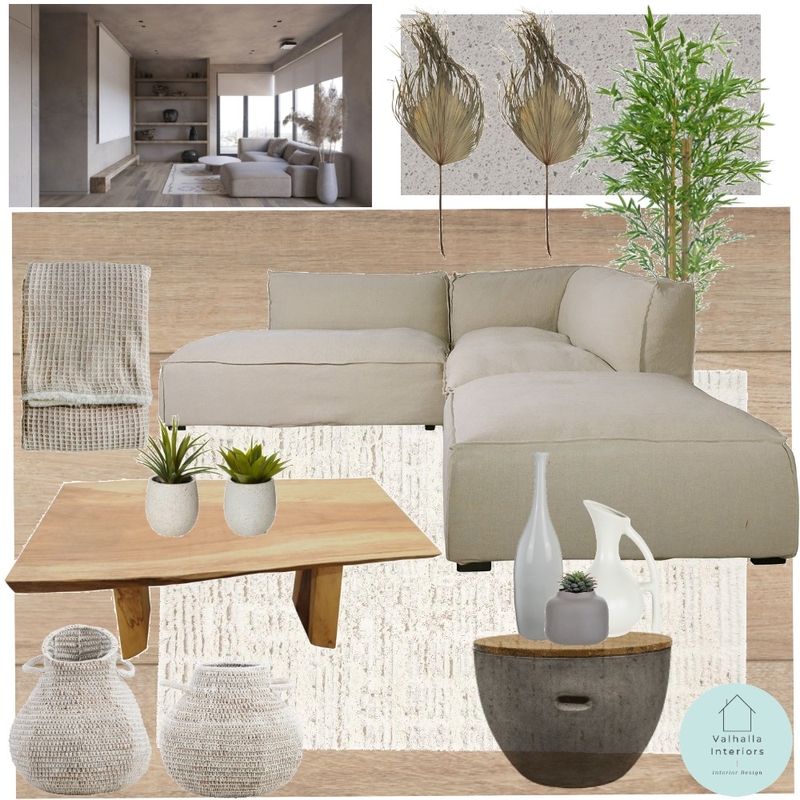 wabi sabi lounge room Mood Board by Valhalla Interiors on Style Sourcebook