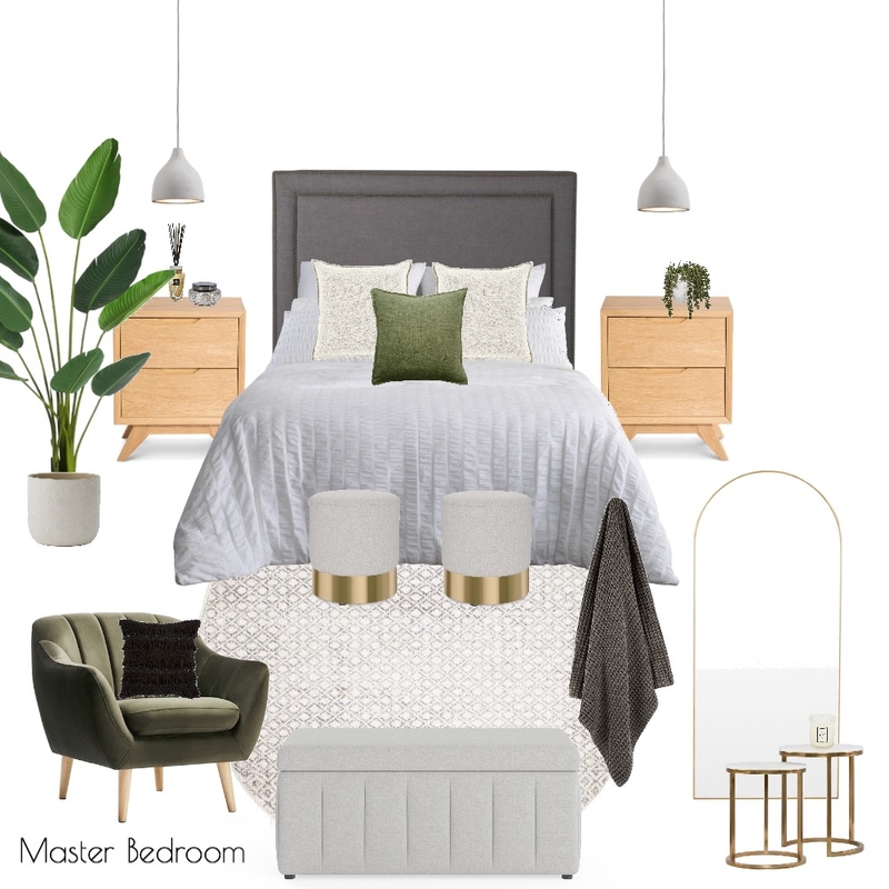 J & H - Master Bedroom 5.0 Mood Board by Abbye Louise on Style Sourcebook