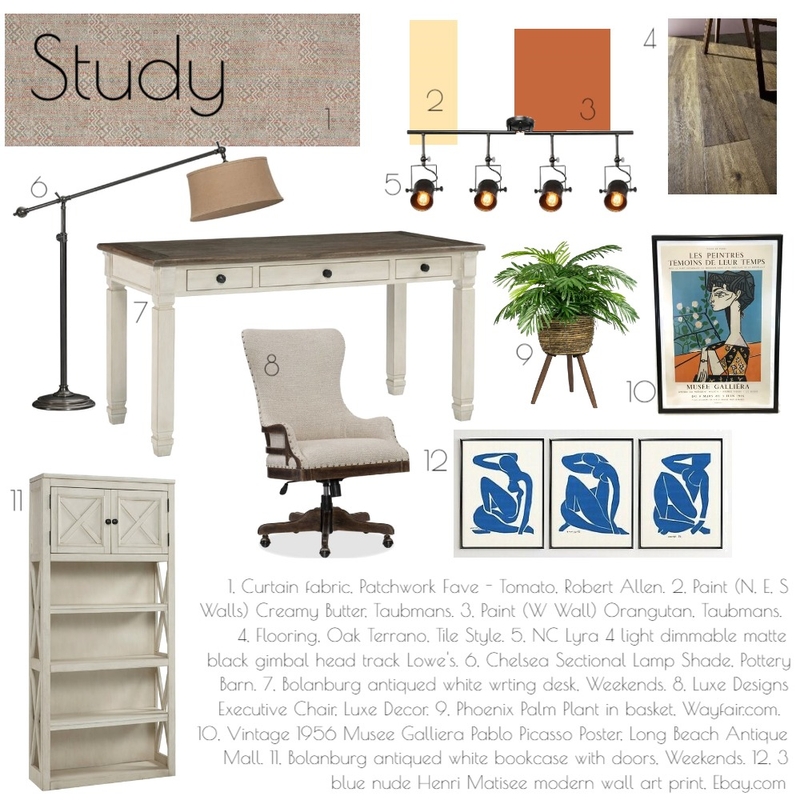 Study Mood Board by Rion Breslin on Style Sourcebook