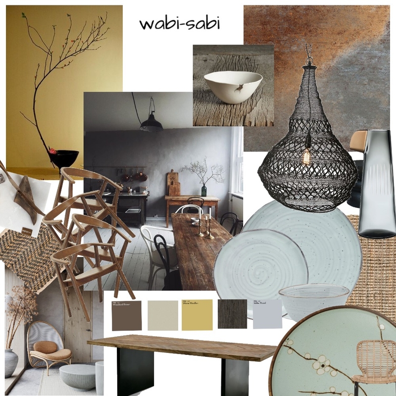 Wabi-Sabi Mood Board by Staging Deco on Style Sourcebook