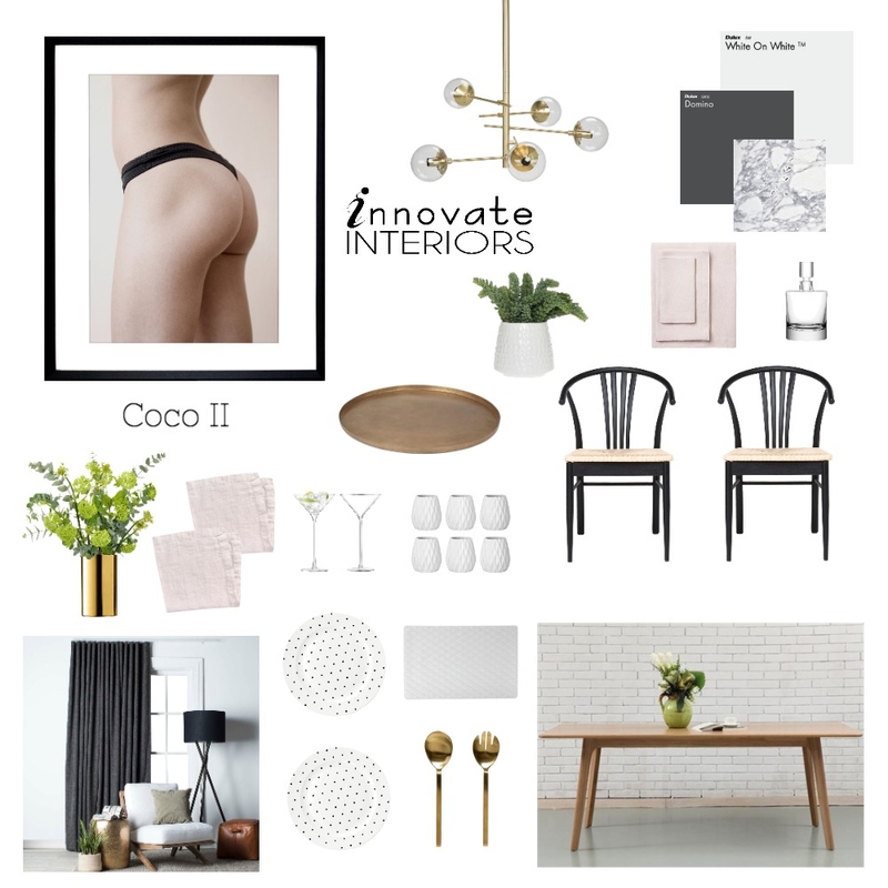 Innovate Interiors Coco Mood Board by Innovate Interiors on Style Sourcebook