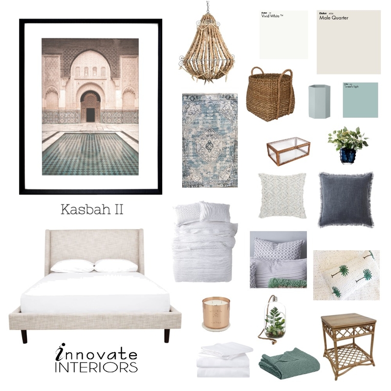 Innovate Interiors Kasbah Bedroom Mood Board by Innovate Interiors on Style Sourcebook
