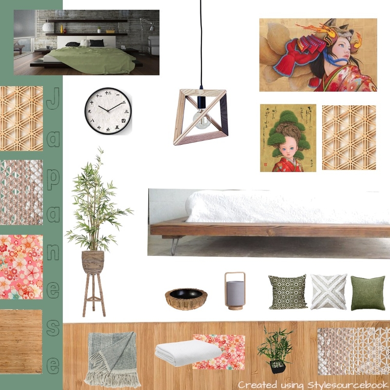 Japanese Mood Board by Fiona Barbour on Style Sourcebook