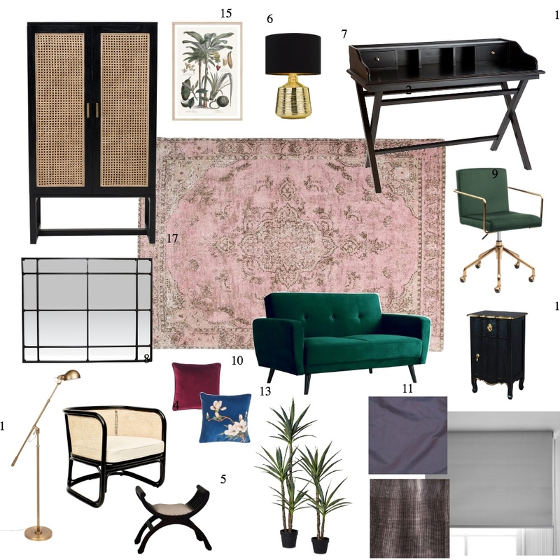 Study Mood Board by casswetz on Style Sourcebook