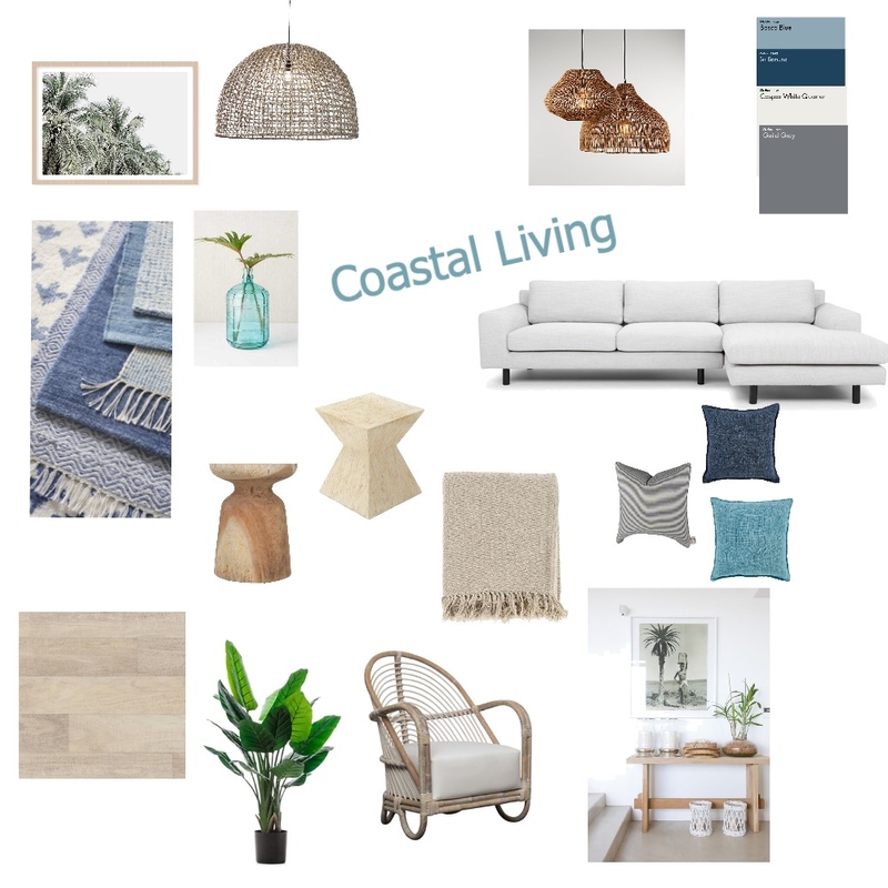 Coastal Living Mood Board by Sofia De La Cueva on Style Sourcebook