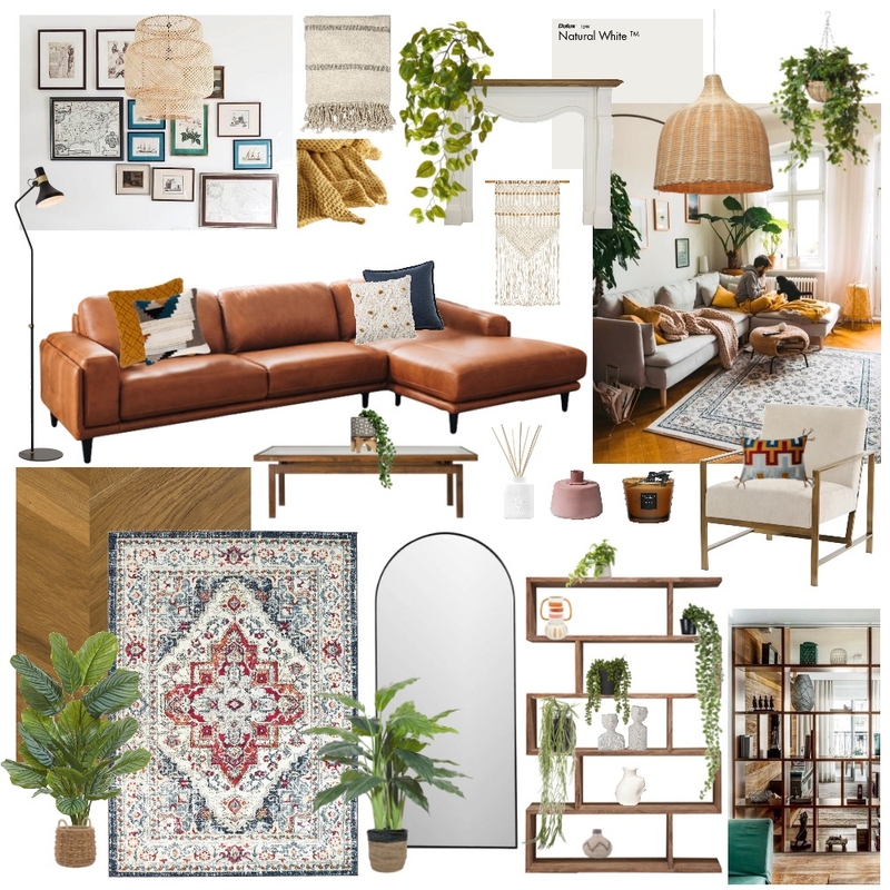 Boho Chic Living Room Mood Board by heidimay on Style Sourcebook
