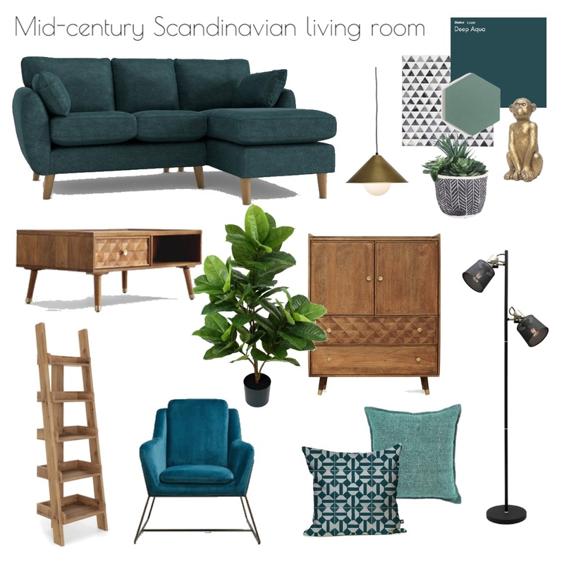 Mid-century Scandinavian apartment Mood Board by Eleni on Style Sourcebook