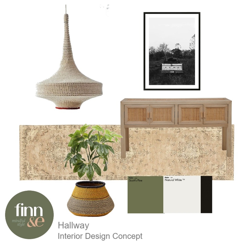 Hallway_Interior Design Concept Mood Board by Finn & e on Style Sourcebook