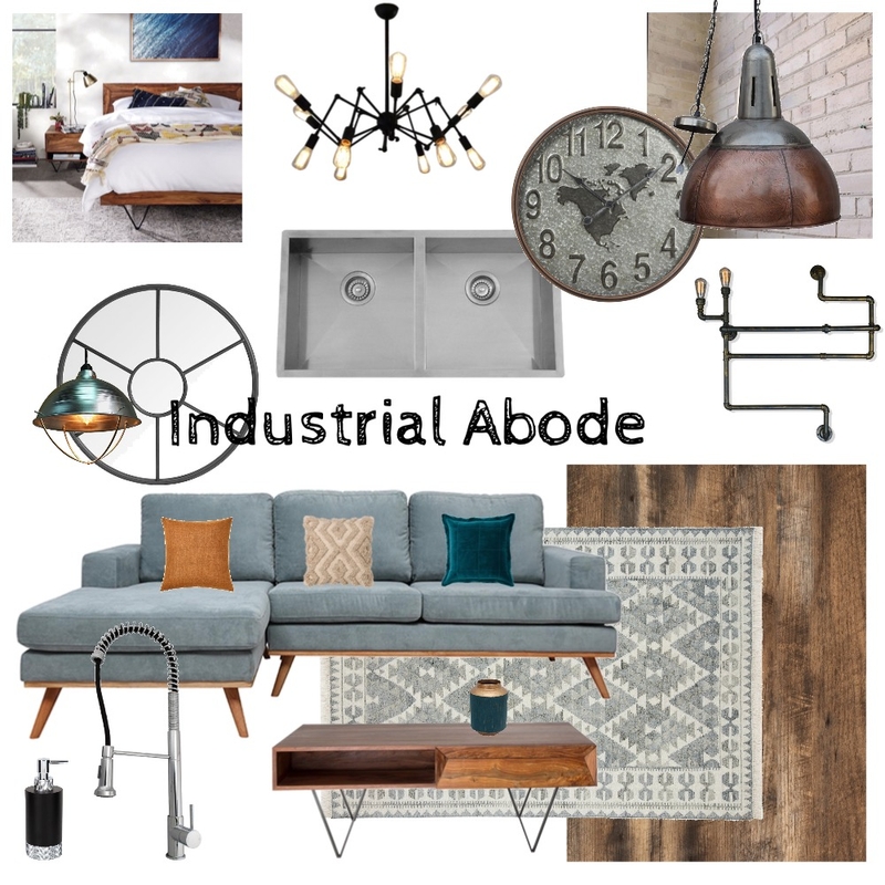 M3 Industrial Mood Board by Inspired Designs by Alex on Style Sourcebook