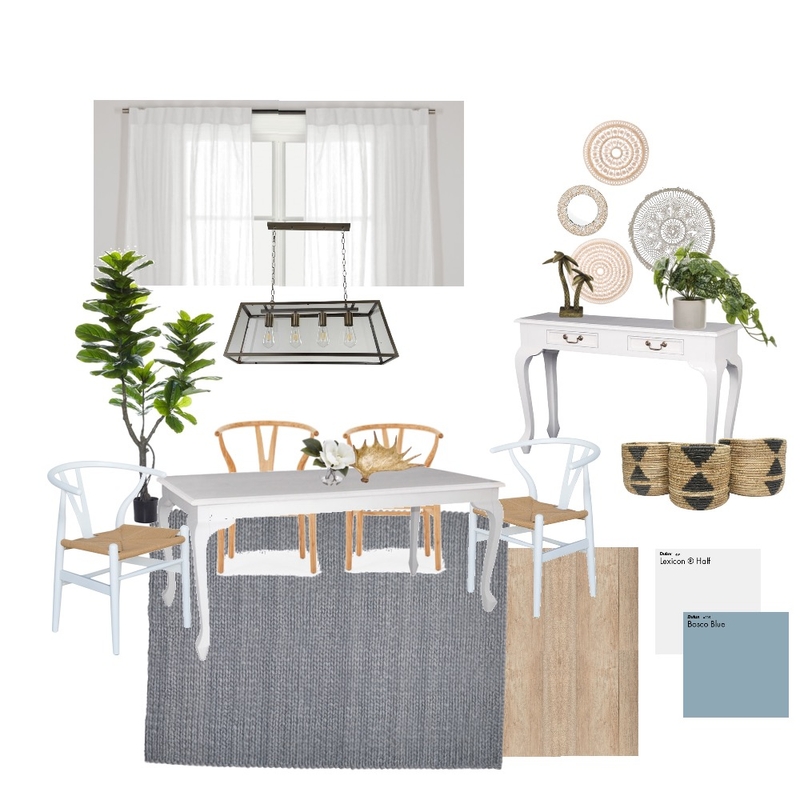 Coastal Chic Dining Room Mood Board by nisadyahayu on Style Sourcebook