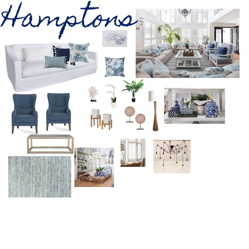 Hamptons Mood Board by Mani on Style Sourcebook