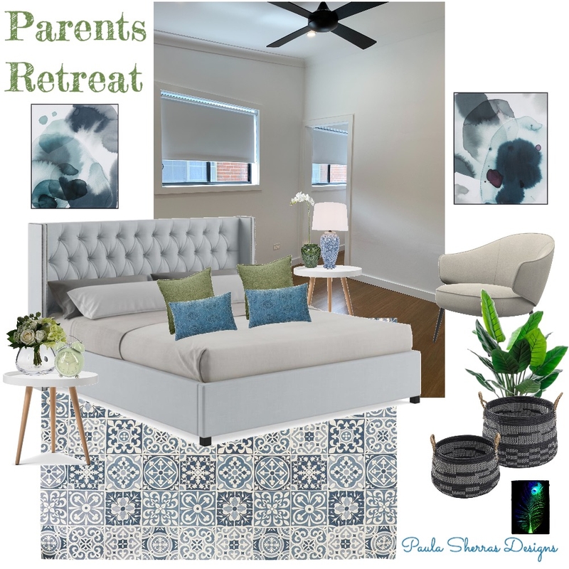 Parents retreat Mood Board by Paula Sherras Designs on Style Sourcebook