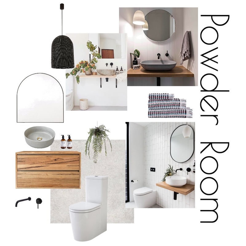 Powder Room Mood Board by Edienoble on Style Sourcebook
