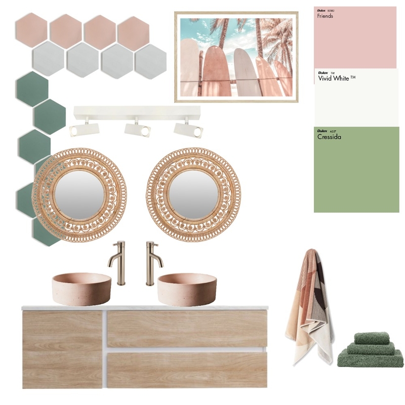 Modern Bathroom Mood Board by Fresh Start Styling & Designs on Style Sourcebook