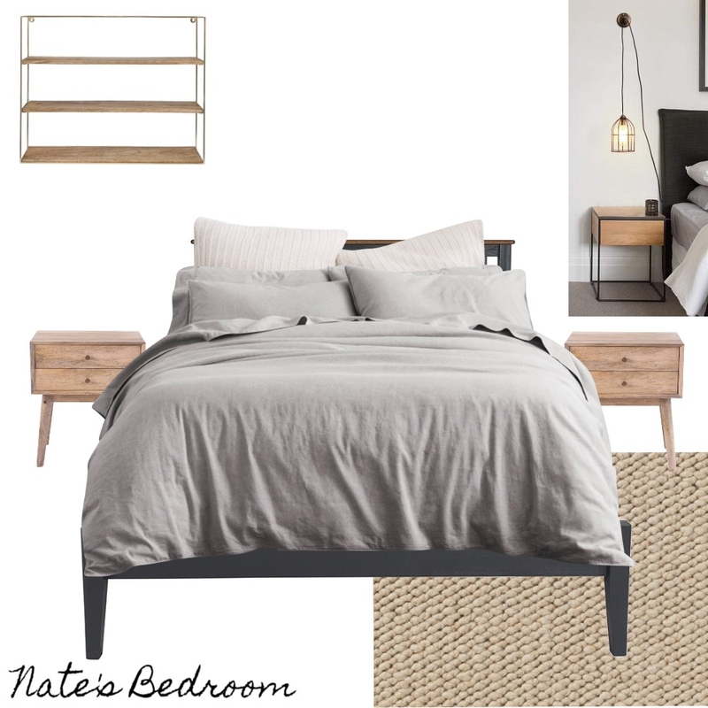 Nate's Bedroom Mood Board by Spruce Design Studio on Style Sourcebook