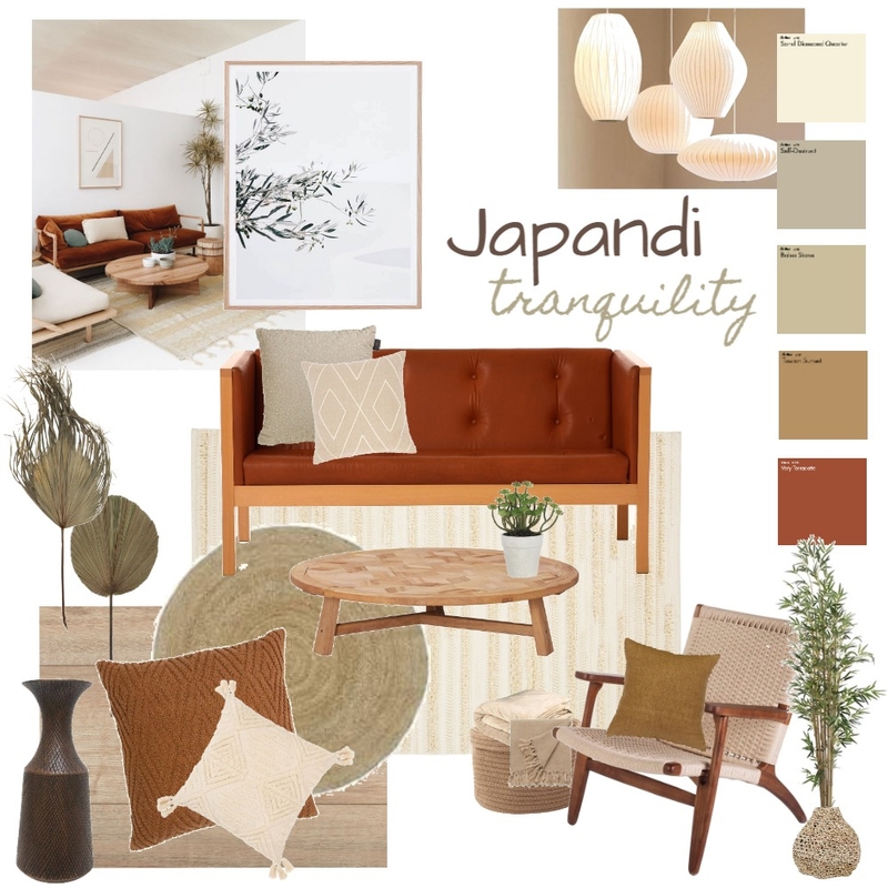 Japandi Tranquility Mood Board by SeaKDesign on Style Sourcebook