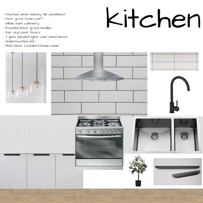 Coastal/ Scandinavian Kitchen Mood Board by EKKMK on Style Sourcebook