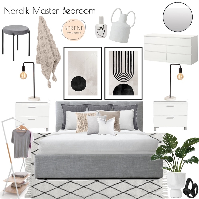 Nordik Master Bedroom Mood Board by serenehomedesign on Style Sourcebook