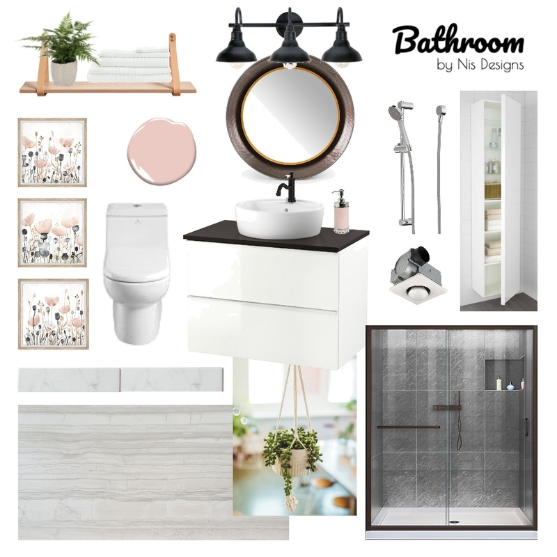 M9 Bathroom Mood Board by Nis Interiors on Style Sourcebook