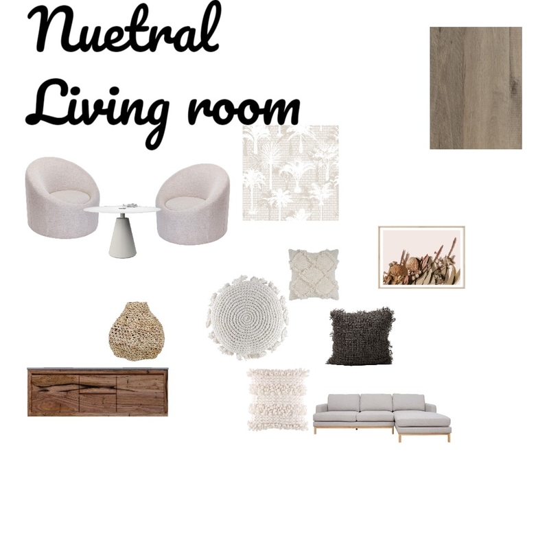 Neutral living room Mood Board by ggcookie1365 on Style Sourcebook