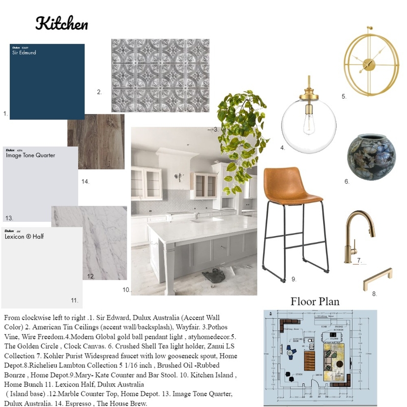 Kitchen 1950's Mood Board by Jlw4587 on Style Sourcebook