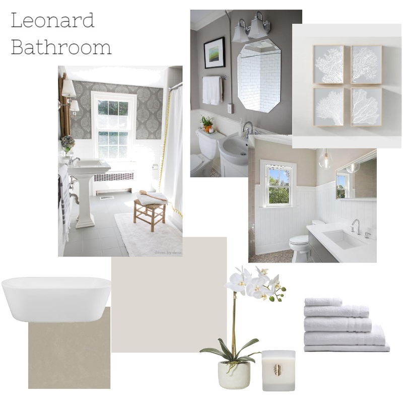 Leonard Bathroom Mood Board by Simply Styled on Style Sourcebook