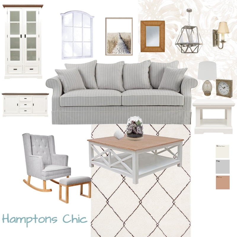Module 3 Hamptons Mood Board by Interior Luxe by Farheen on Style Sourcebook