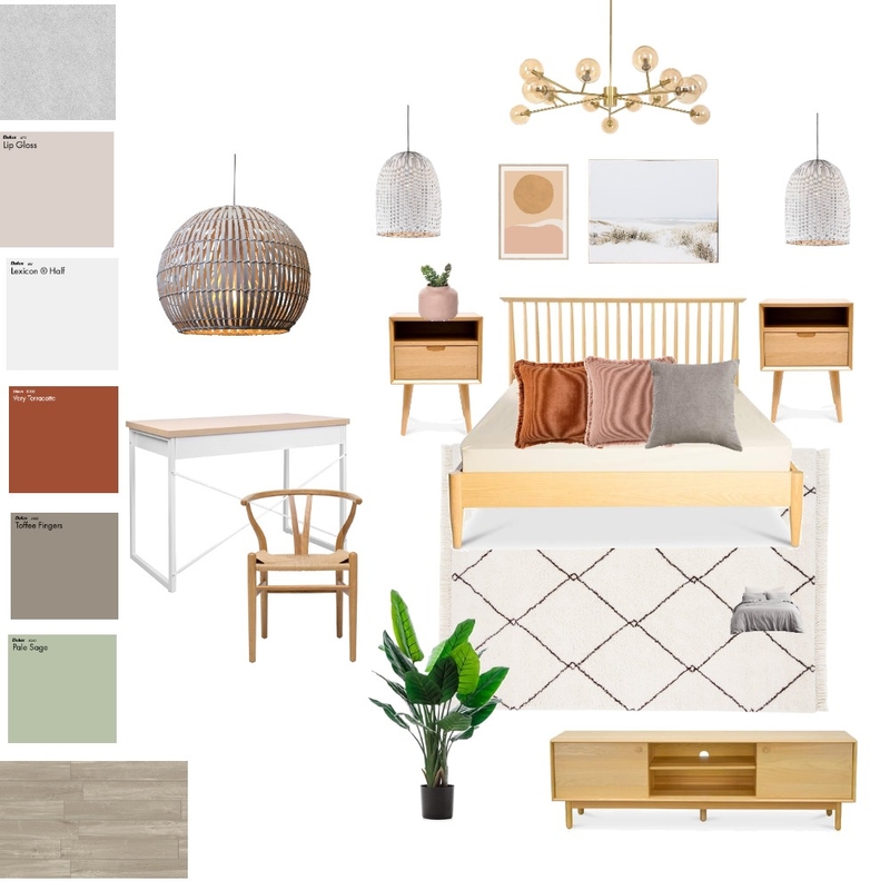 Ampliación de dormitorio con home office Mood Board by Jesica on Style Sourcebook