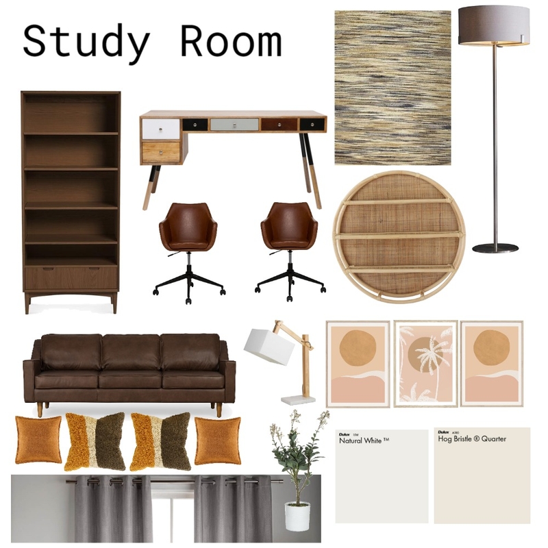 Mod 9 - Study Room Mood Board by Sozi on Style Sourcebook