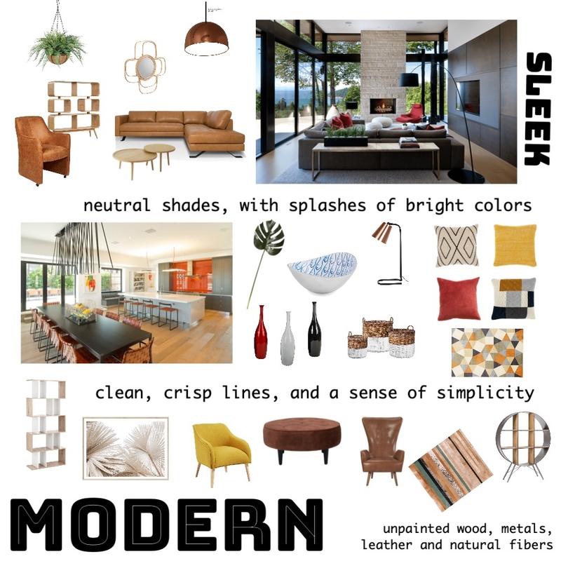 Modern Mood Board by Johnna Ehmke on Style Sourcebook