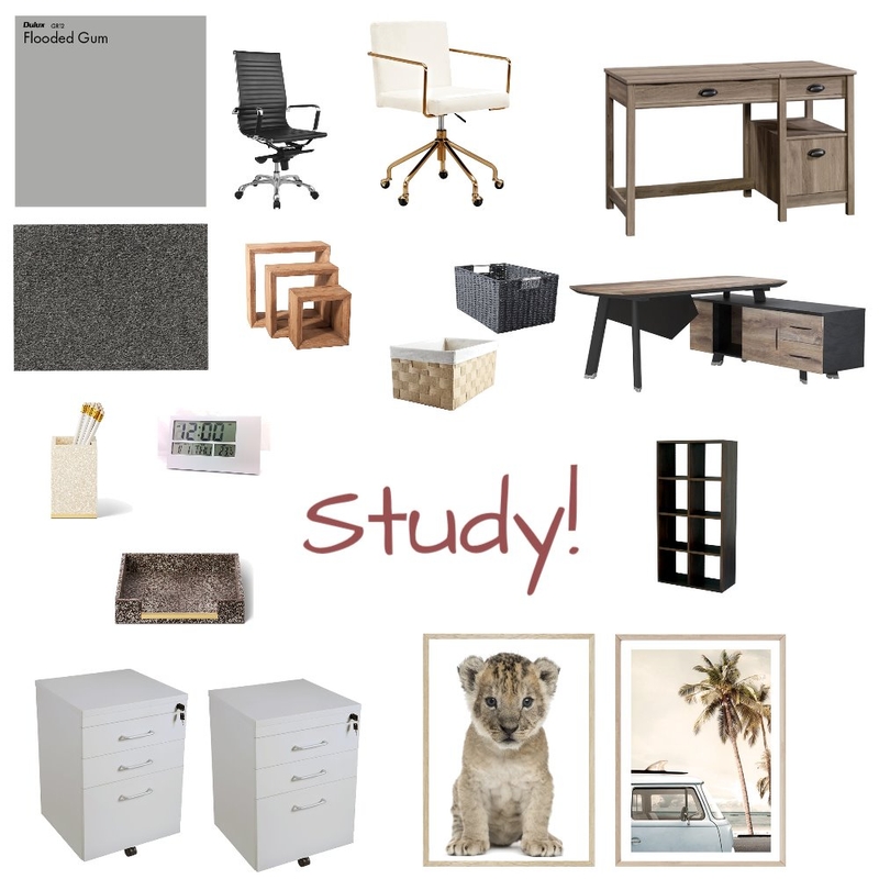 STUDY Mood Board by mikaelaireland on Style Sourcebook