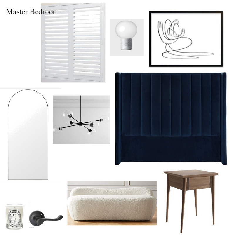 Bedroom - Navy headboard Mood Board by katemcc91 on Style Sourcebook