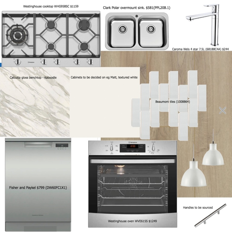 Hayleys kitchen, stainless steel version Mood Board by Our house on Style Sourcebook
