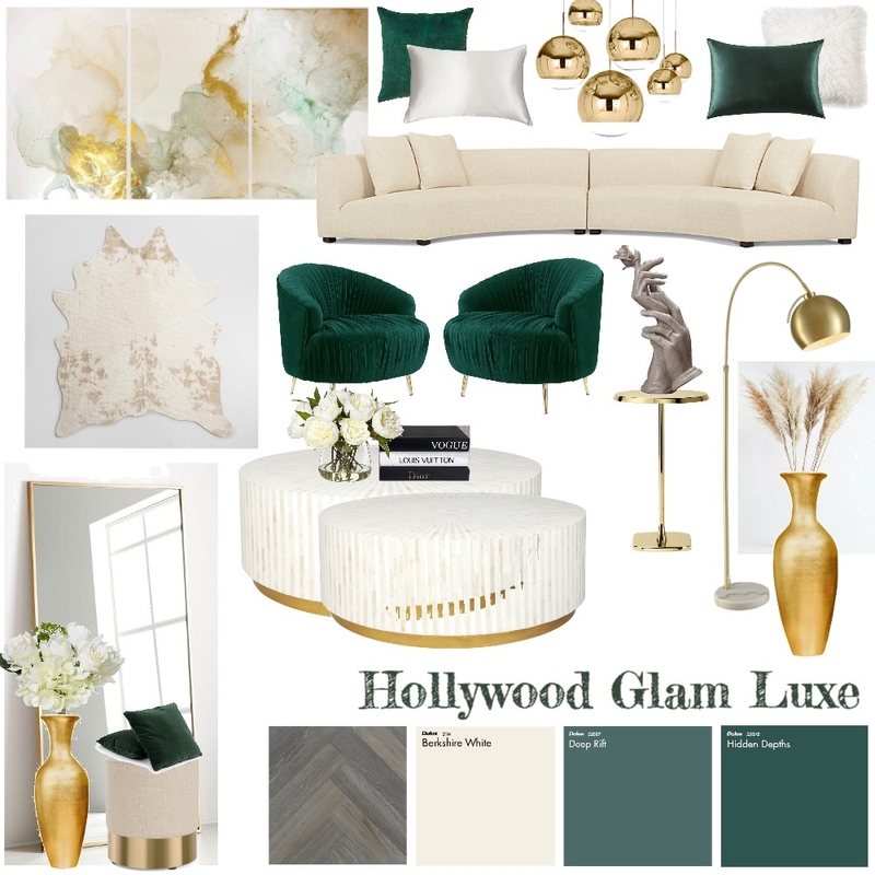 Eclectic Emerald Mood Board by hopewilson on Style Sourcebook