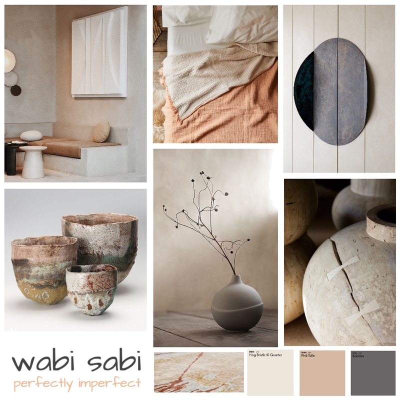 Wabi Sabi Mood Board by The Style Corner on Style Sourcebook