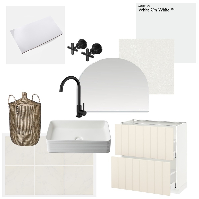 Bathroom Downstairs Mood Board by coralandbrass on Style Sourcebook