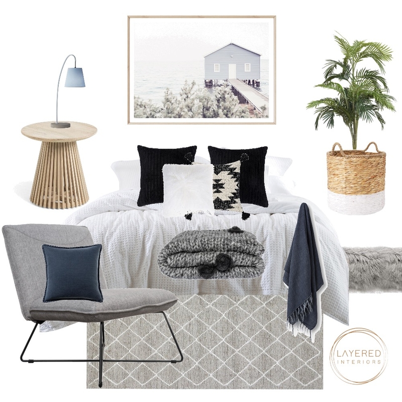 Relaxed Bedroom Mood Board by Layered Interiors on Style Sourcebook