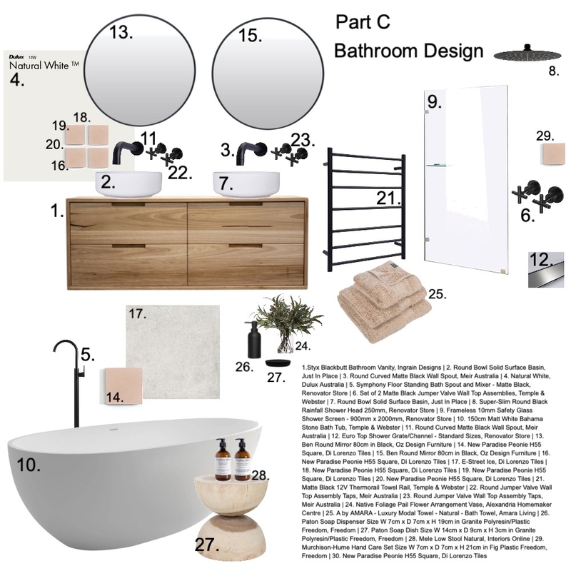 bathroom_redesign Mood Board by jasmine-jayne-simmons@hotmail.com on Style Sourcebook