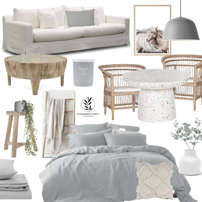 Eucalyptus Coastal Mood Board by Oleander & Finch Interiors on Style Sourcebook