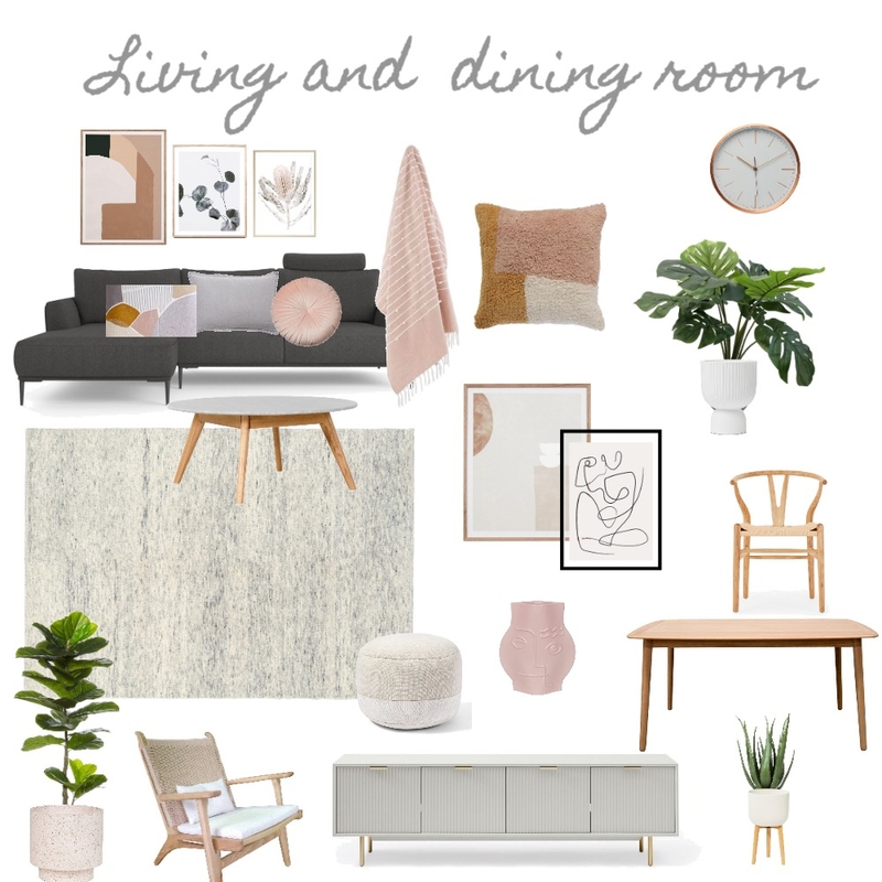Living room w wishbone no bar Mood Board by addyness on Style Sourcebook