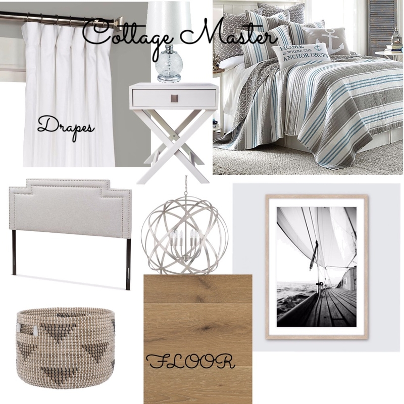 Coastal Cottage Master Bedroom Mood Board by armstrong3 on Style Sourcebook