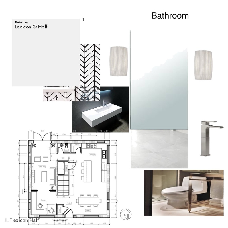 Bathroom Mood Board by Luisa Ottolino on Style Sourcebook