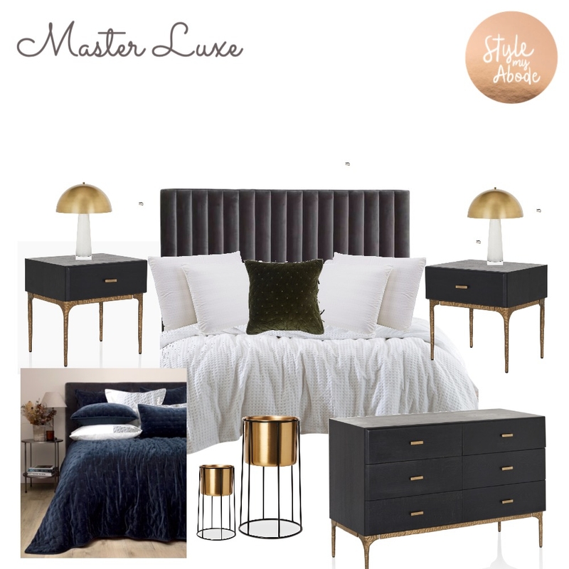 Master Bedroom -Luxe Mood Board by Style My Abode Ltd on Style Sourcebook
