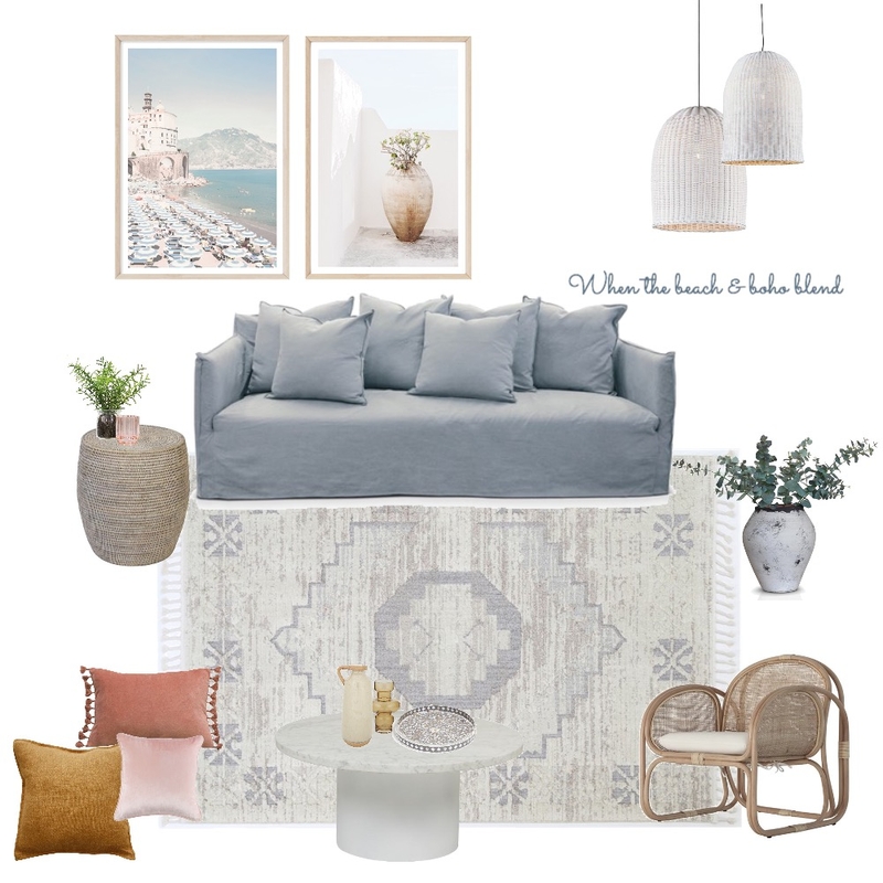 Beach & Boho blending Mood Board by Kelly on Style Sourcebook