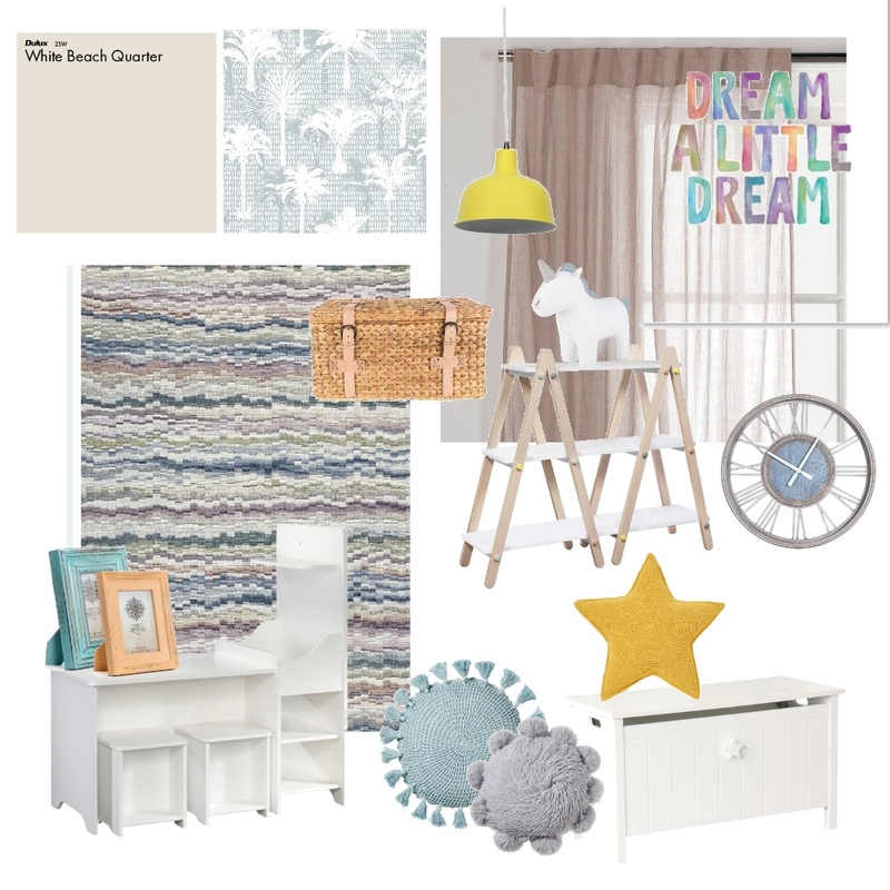 Modern Minimalist Kids Room Mood Board by lalynnivera on Style Sourcebook