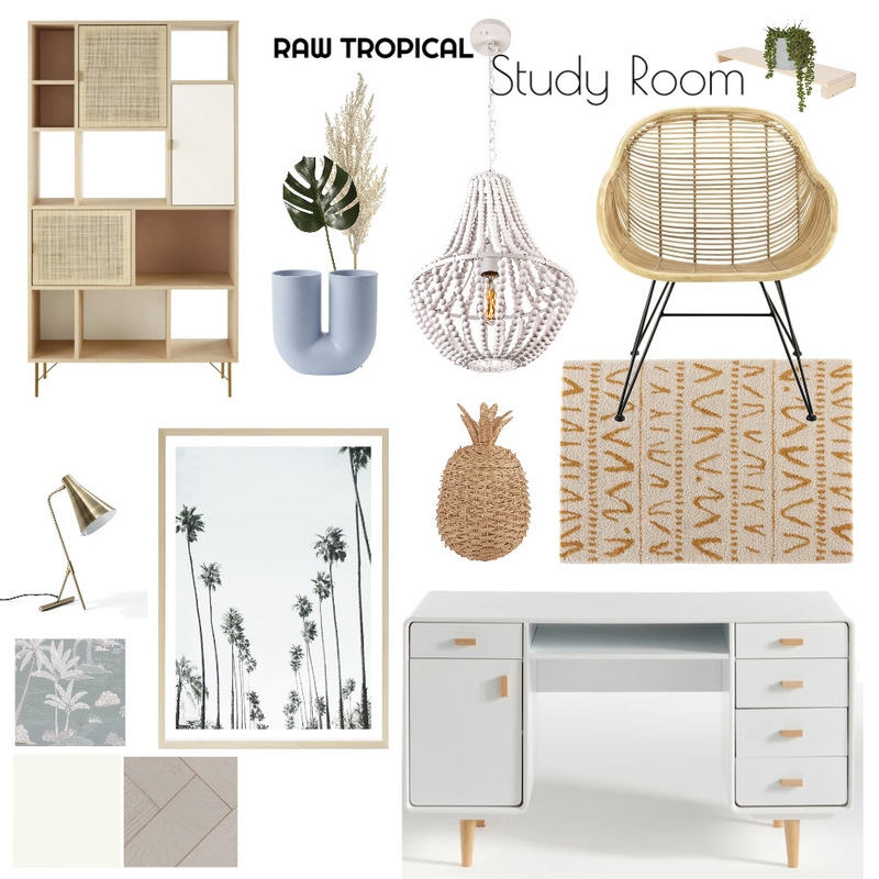 Tropical Study Room Mood Board by barbaracoelho on Style Sourcebook