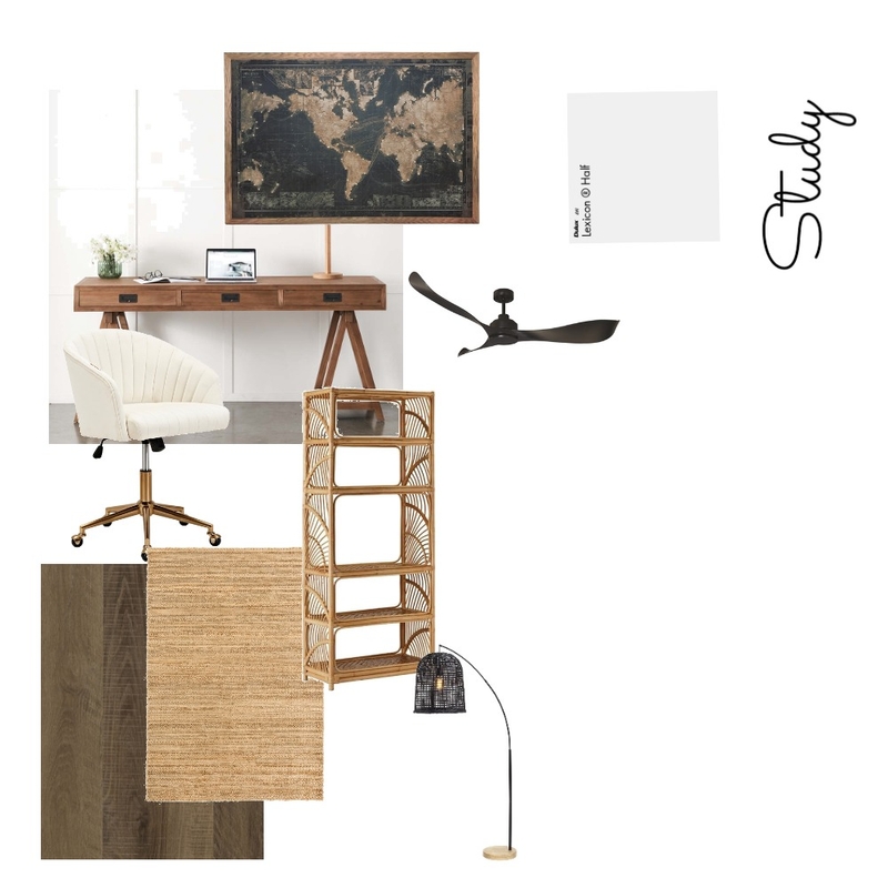 Study Mood Board by SkeltonCo_Design on Style Sourcebook