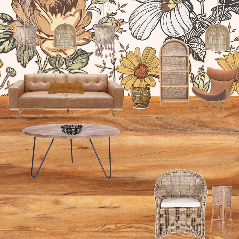 Bohemian Living Room Mood Board by molliepeltier on Style Sourcebook