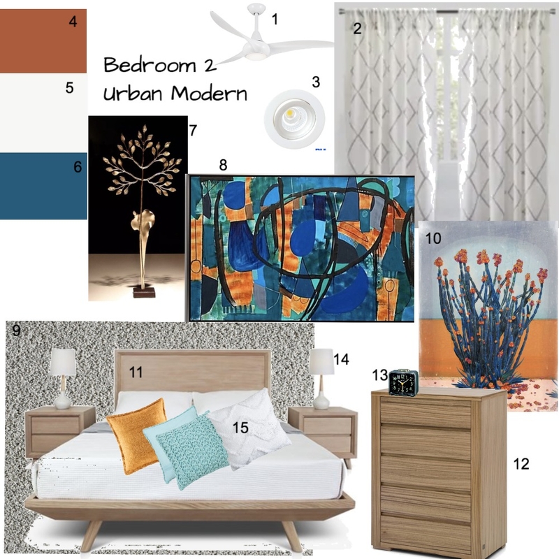 Bedroom 2 Mood Board by Zaileen on Style Sourcebook